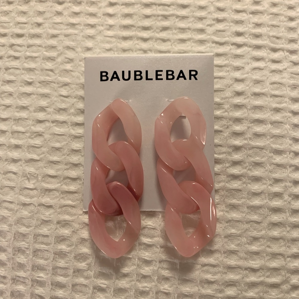 BAUBLEBAR - MIRADOR RESIN LINK DROP EARRINGS